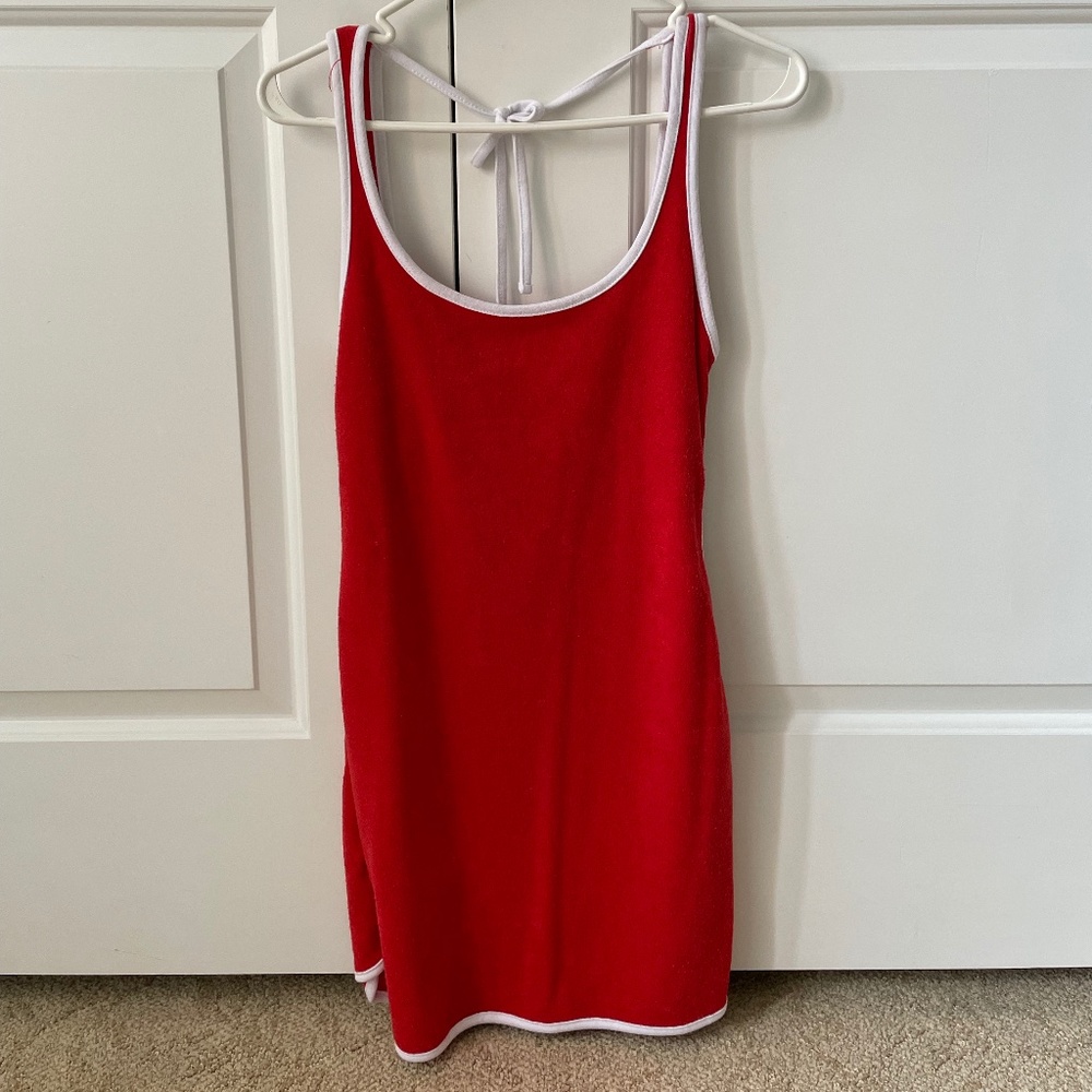 Urban Outfitters Red Dress (Terry Cloth)